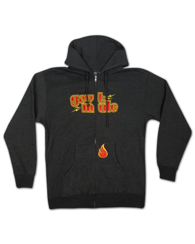 Gov't Mule Charcoal Zip-Up Hoodie - MD Only $20.50 Sweatshirts