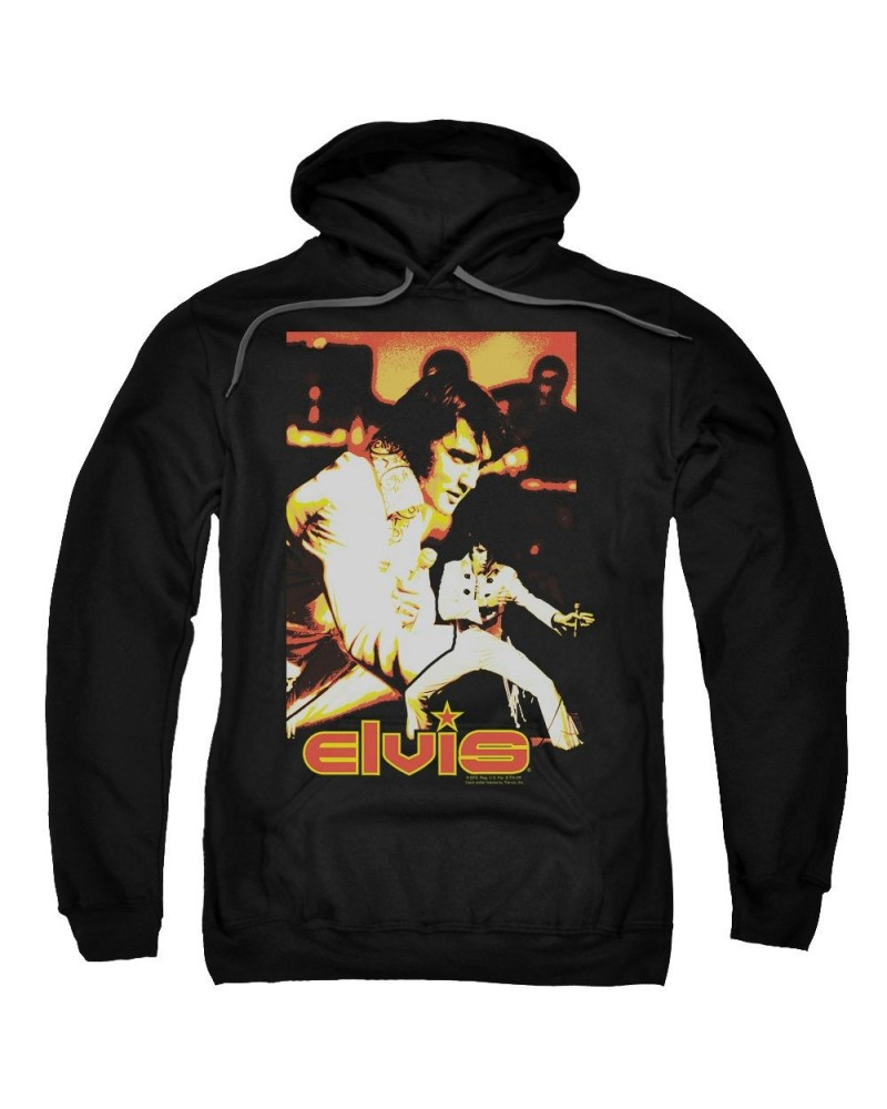 Elvis Presley Hoodie | SHOWMAN Pull-Over Sweatshirt $13.76 Sweatshirts