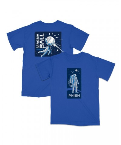 Phish Magnaball Spacewalk Tee on Royal Blue $13.00 Shirts