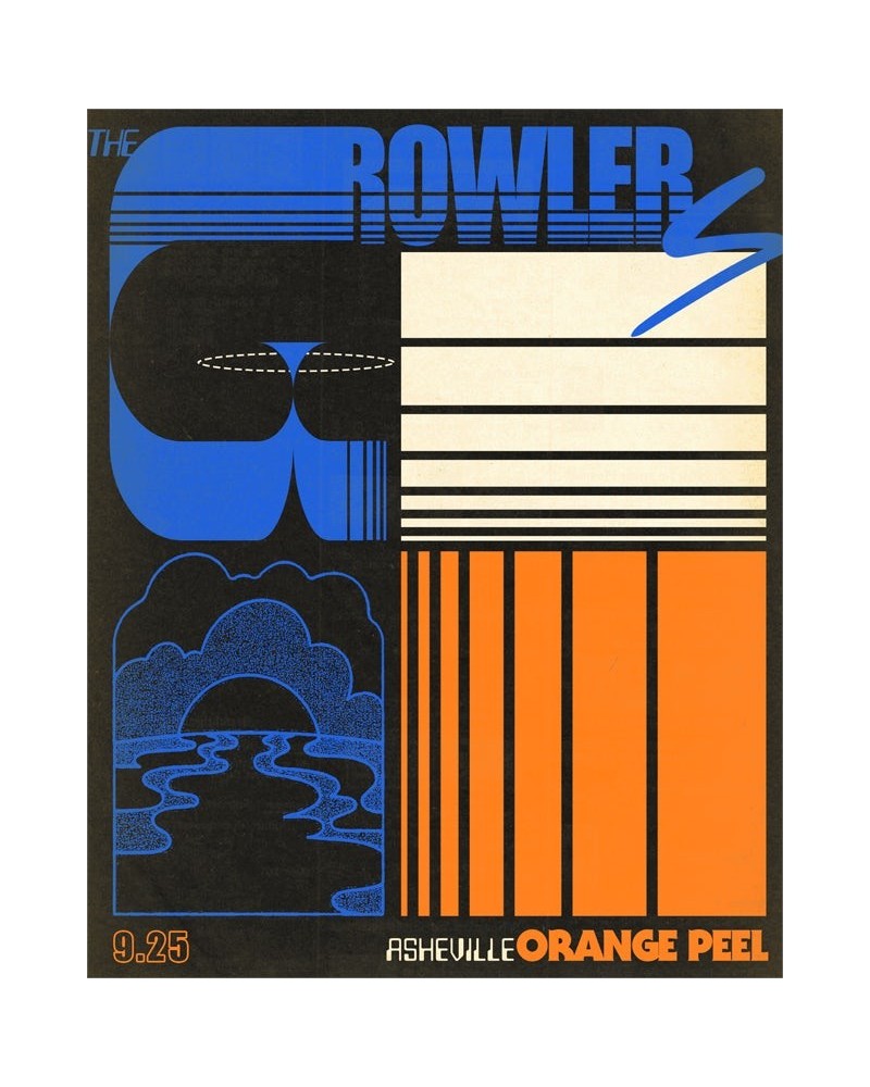 The Growlers Limited Edition 9/25/2019 Asheville NC Poster $16.80 Decor