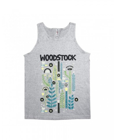 Woodstock Unisex Tank Top | Floral Folk Pattern Shirt $12.48 Shirts