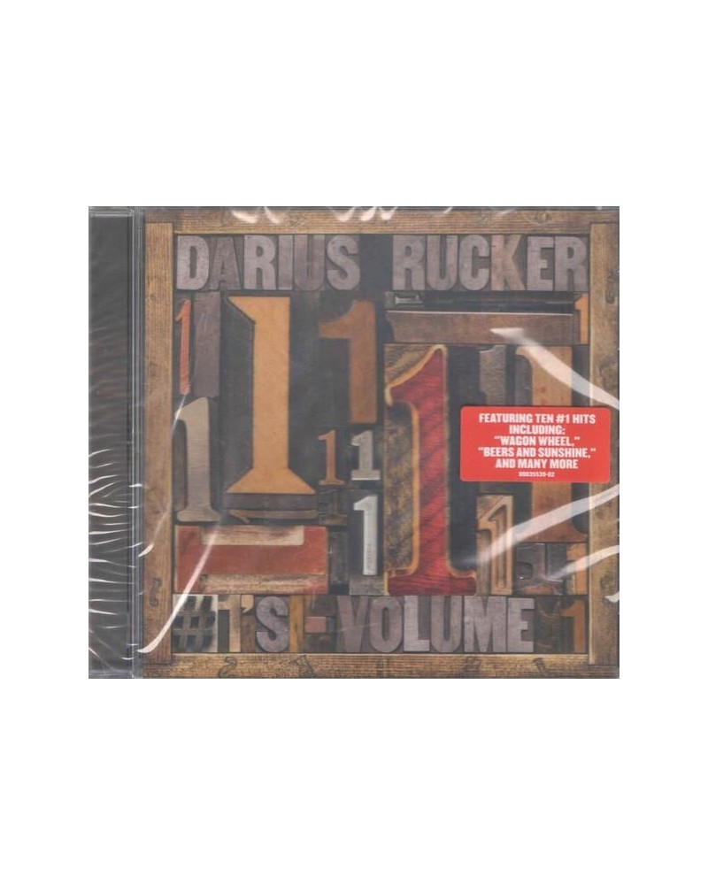 Darius Rucker 1'S - VOLUME 1 CD $6.67 CD