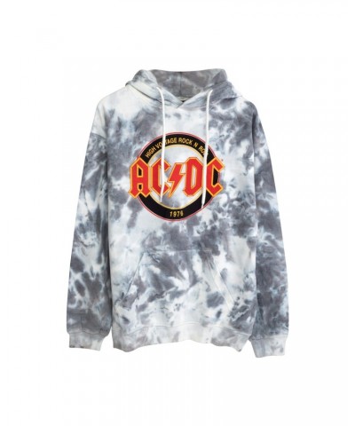 AC/DC Circle Logo Black Ice Tie Dye Hoodie $6.48 Sweatshirts