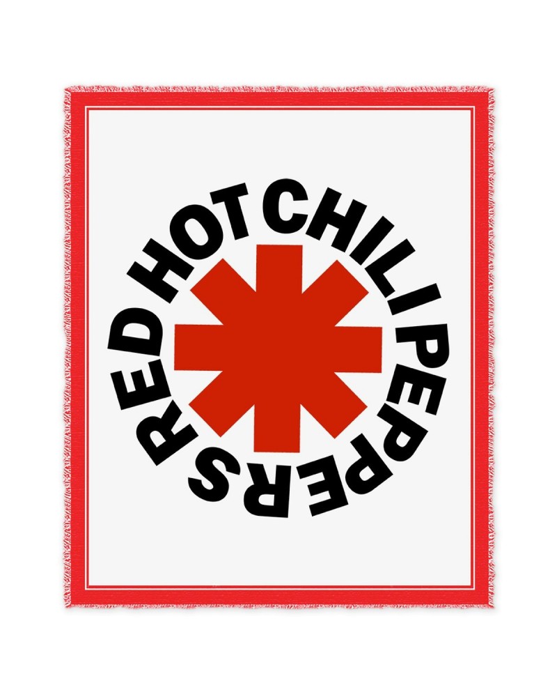 Red Hot Chili Peppers RHCP Asterisk Woven Blanket $48.75 Blankets