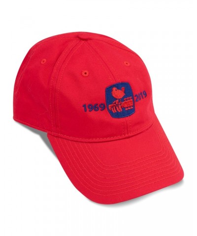 Woodstock 50th Anniversary Red Twill Cap $12.67 Hats