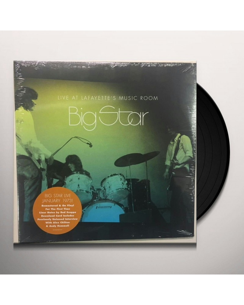 Big Star LIVE AT LAFAYETTE'S MUSIC ROOM-MEMPHIS TN (2LP/DL CARD) Vinyl Record $15.74 Vinyl