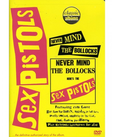 Sex Pistols NEVER MIND THE BULLOCKS DVD $4.25 Videos