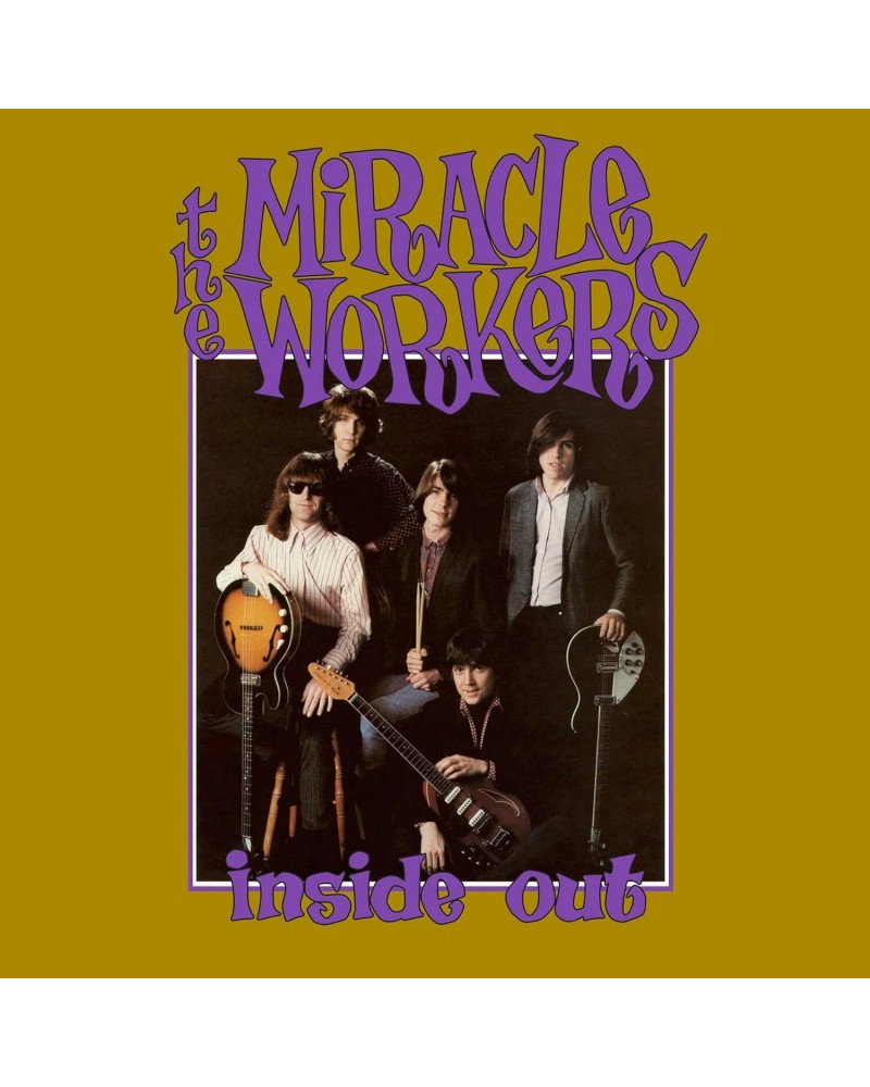 Miracle Workers Inside Out (Orange/Black Swirl) Vinyl Record $8.25 Vinyl