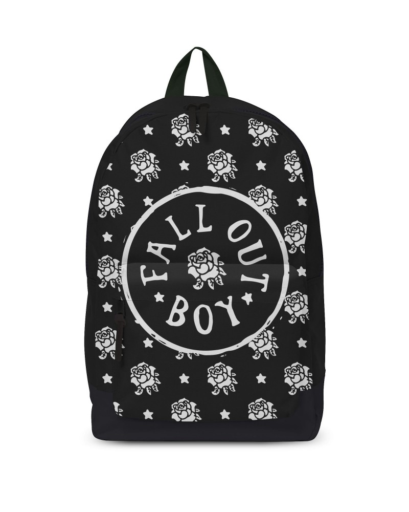 Fall Out Boy Rocksax Fall Out Boy Backpack - Flowers $19.60 Bags