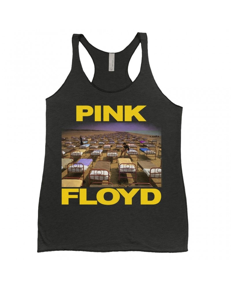 Pink Floyd Ladies' Tank Top | A Momentary Lapse of Reason Beds Yellow Logo Shirt $8.97 Shirts