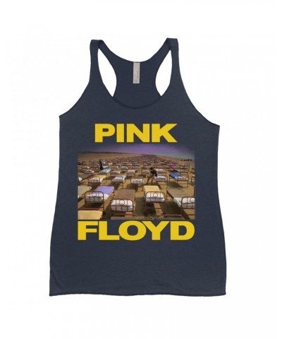 Pink Floyd Ladies' Tank Top | A Momentary Lapse of Reason Beds Yellow Logo Shirt $8.97 Shirts