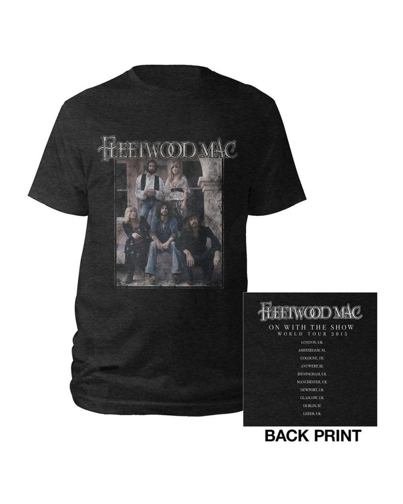 Fleetwood Mac 2015 Vintage Photo/Itin Black T-shirt $11.38 Shirts