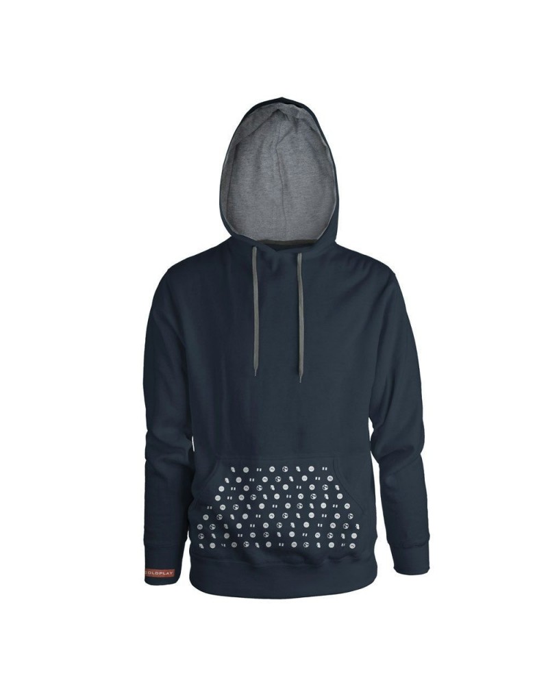 Coldplay Album Symbols Hooded Sweatshirt $17.46 Sweatshirts