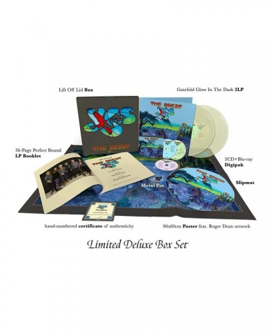 Yes QUEST (LTD/DELUXE/2LP/2CD/BLU-RAY BOX SET) (Vinyl) $39.75 Vinyl