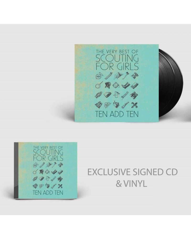 Scouting For Girls The Very Best of Scouting for Girls - Ten Add Ten - Signed CD + Signed 2LP Bundle $14.89 Vinyl