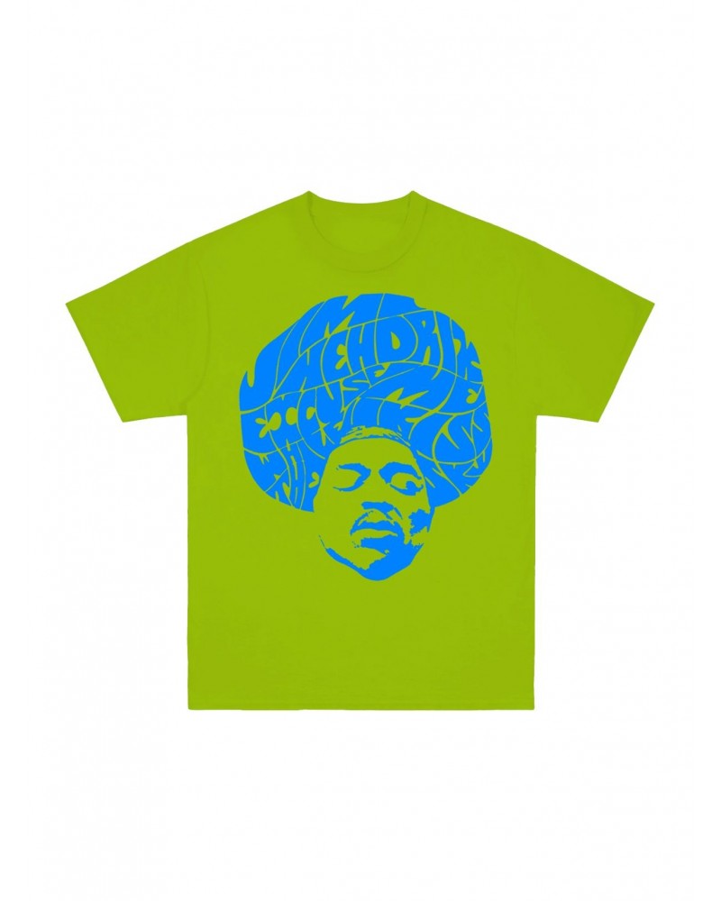 Jimi Hendrix Excuse Me Lime Tee $9.30 Shirts