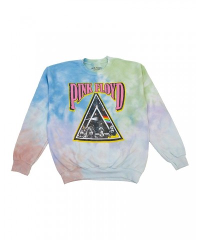 Pink Floyd Tie Dye Prism Ladies Crewneck Sweatshirt $12.30 Sweatshirts