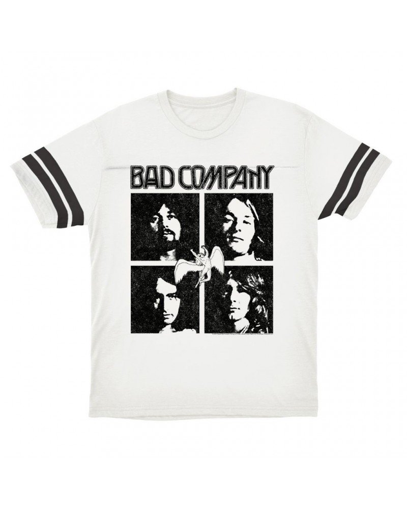 Bad Company T-Shirt | The Early Years Band Design Football Shirt $10.21 Shirts