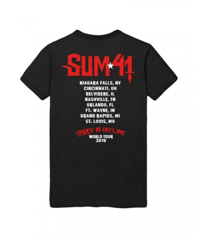 Sum 41 Order In Decline Photo Tee $11.20 Shirts