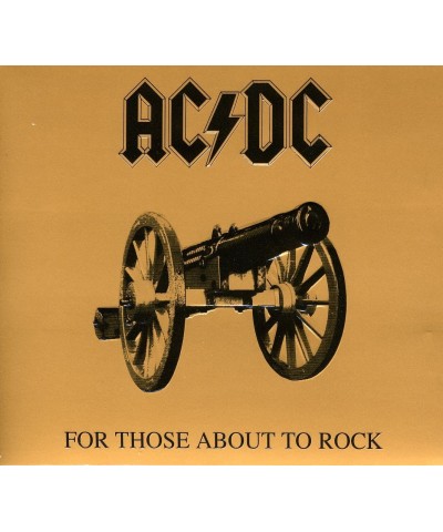 AC/DC FOR THOSE ABOUT TO ROCK WE SALUTE YOU CD $4.00 CD