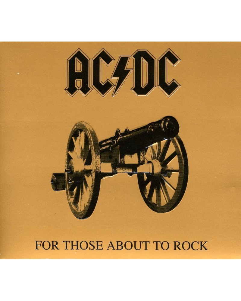 AC/DC FOR THOSE ABOUT TO ROCK WE SALUTE YOU CD $4.00 CD