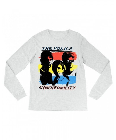 The Police Long Sleeve Shirt | Synchronicity Colorful Album Design Shirt $10.48 Shirts