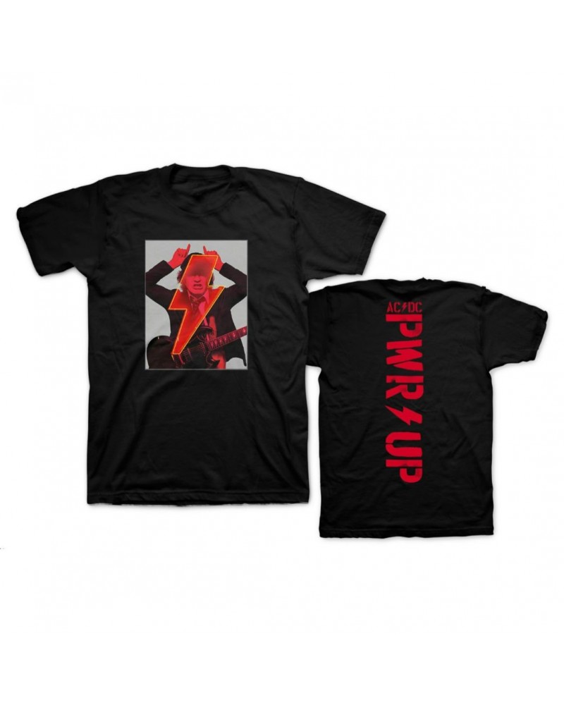 AC/DC Angus Devil Frame Black T-Shirt $10.75 Shirts