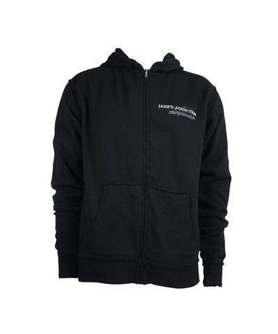 Jane's Addiction Everything Black Zip Hoodie $19.00 Sweatshirts